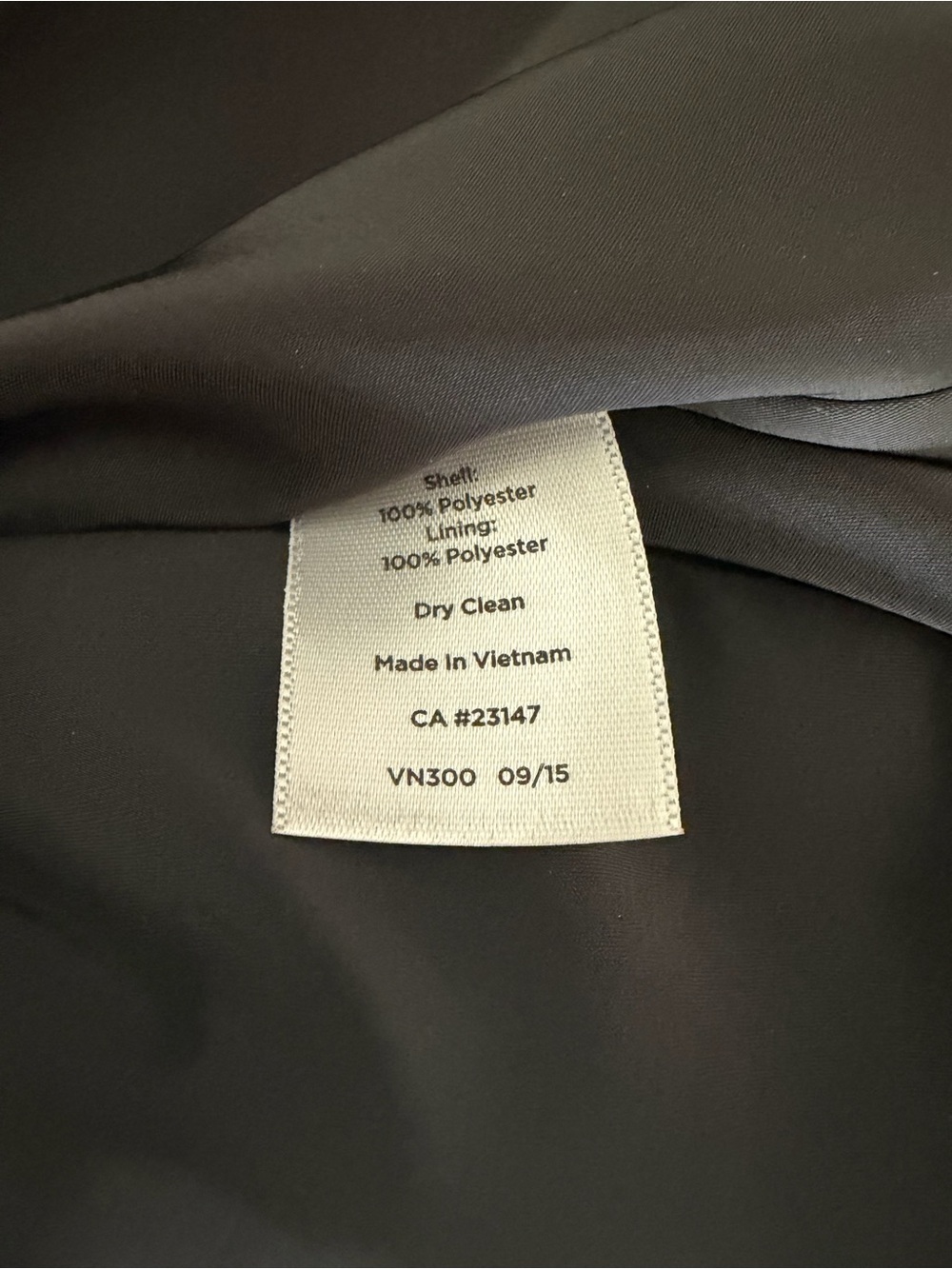 Talbots Black V-Neck Short Sleeve A-Line Midi Dress - Picture 5 of 6